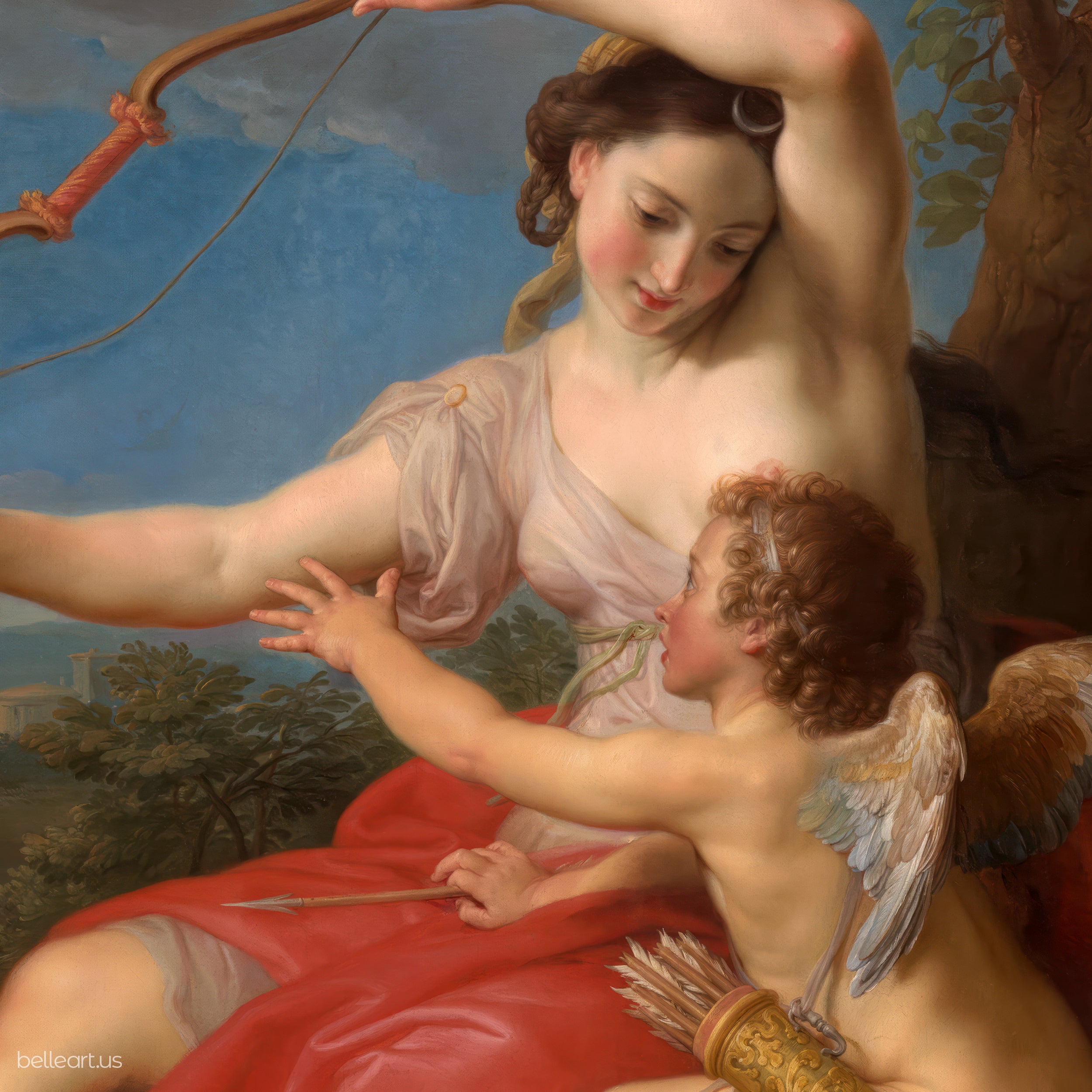Diana and Cupid by Pompeo Batoni