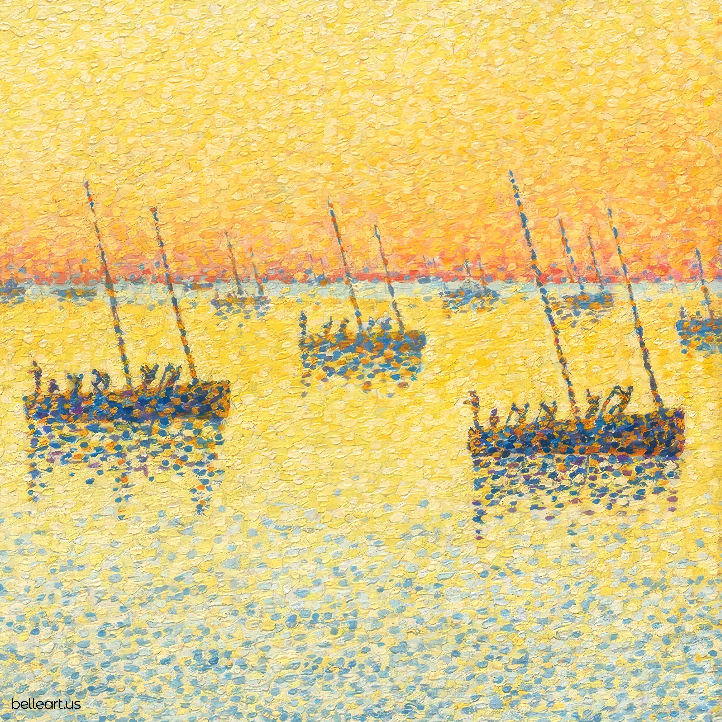 Setting Sun by Paul Signac
