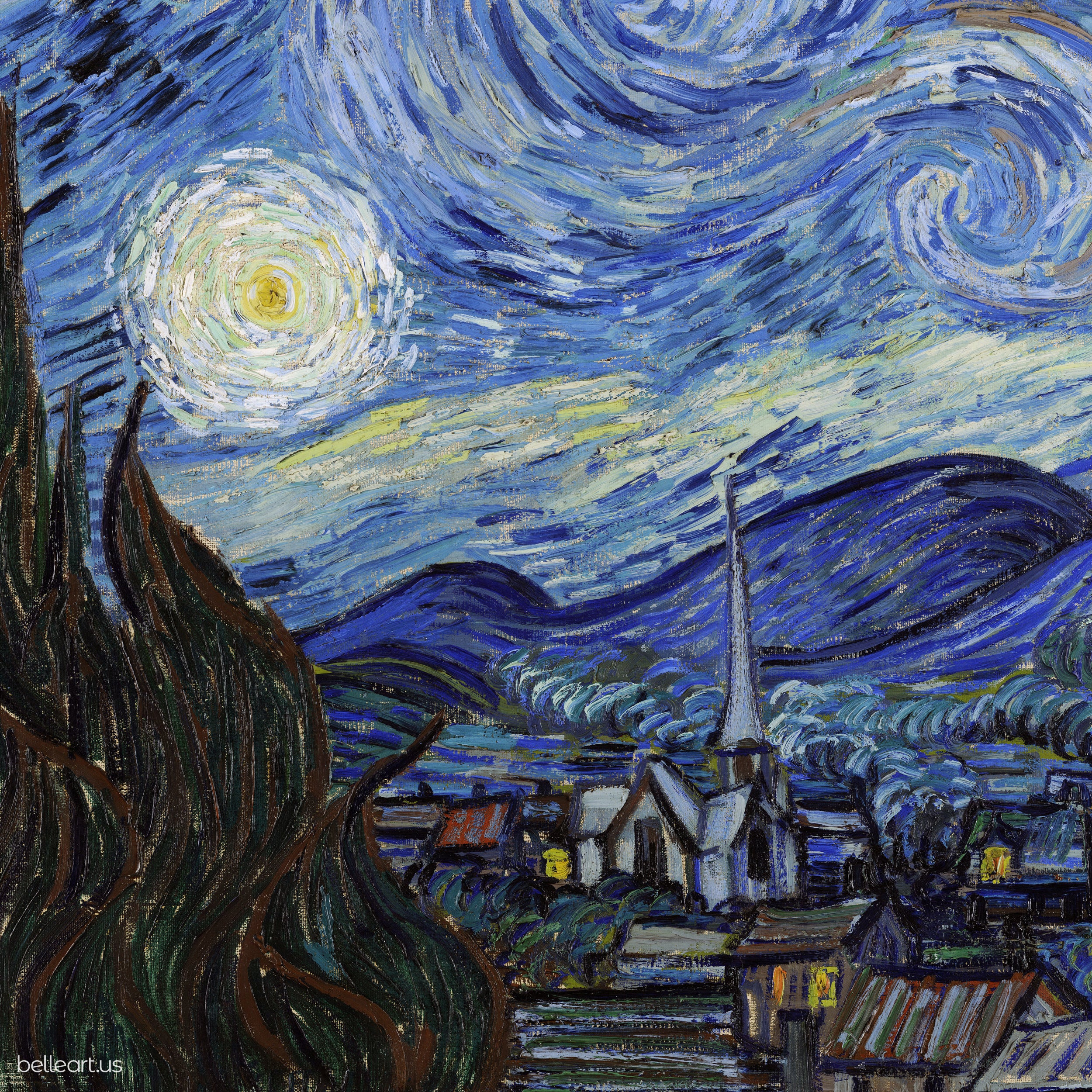 The Starry Night by Vincent van Gogh
