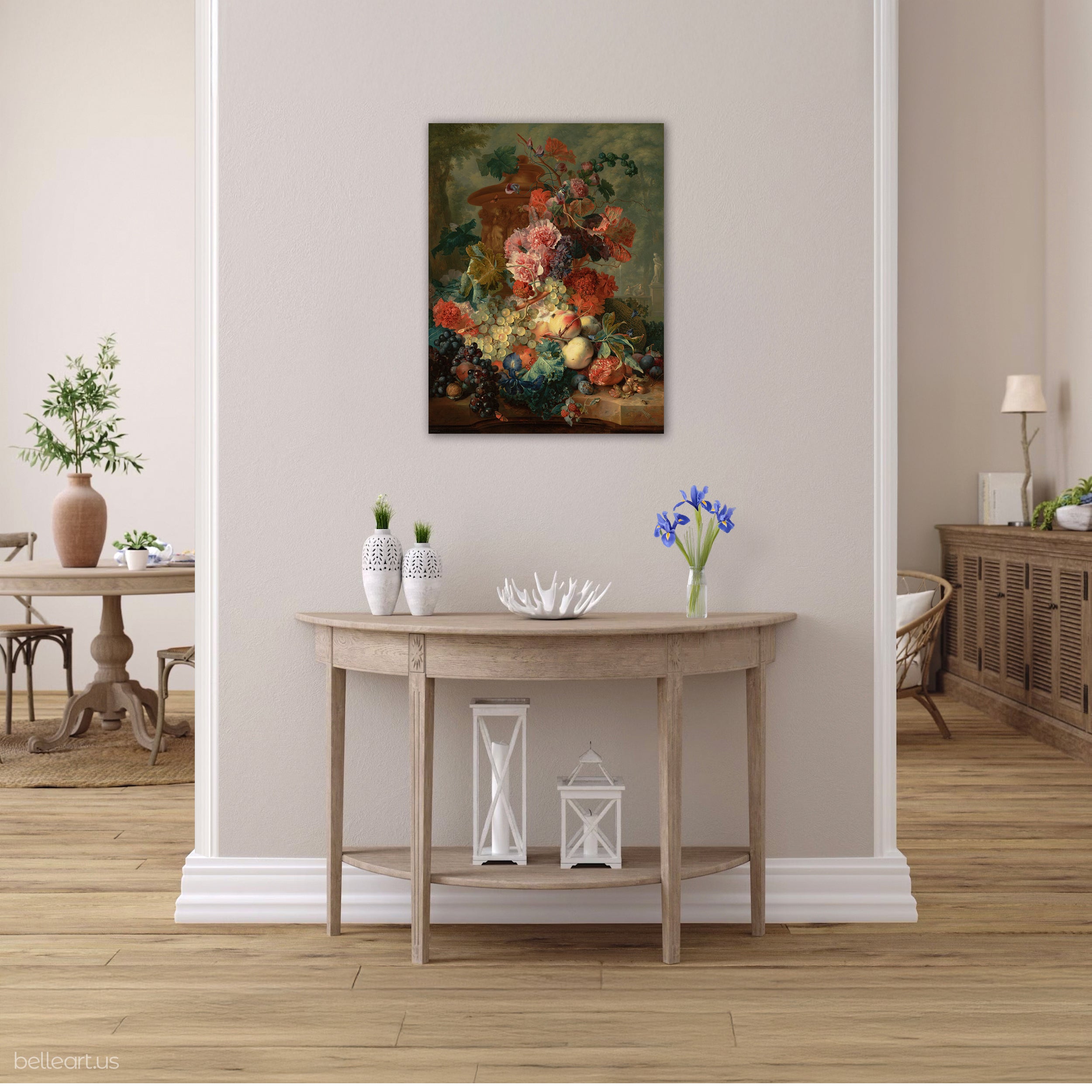 Fruit Piece by Van Huysum panel print