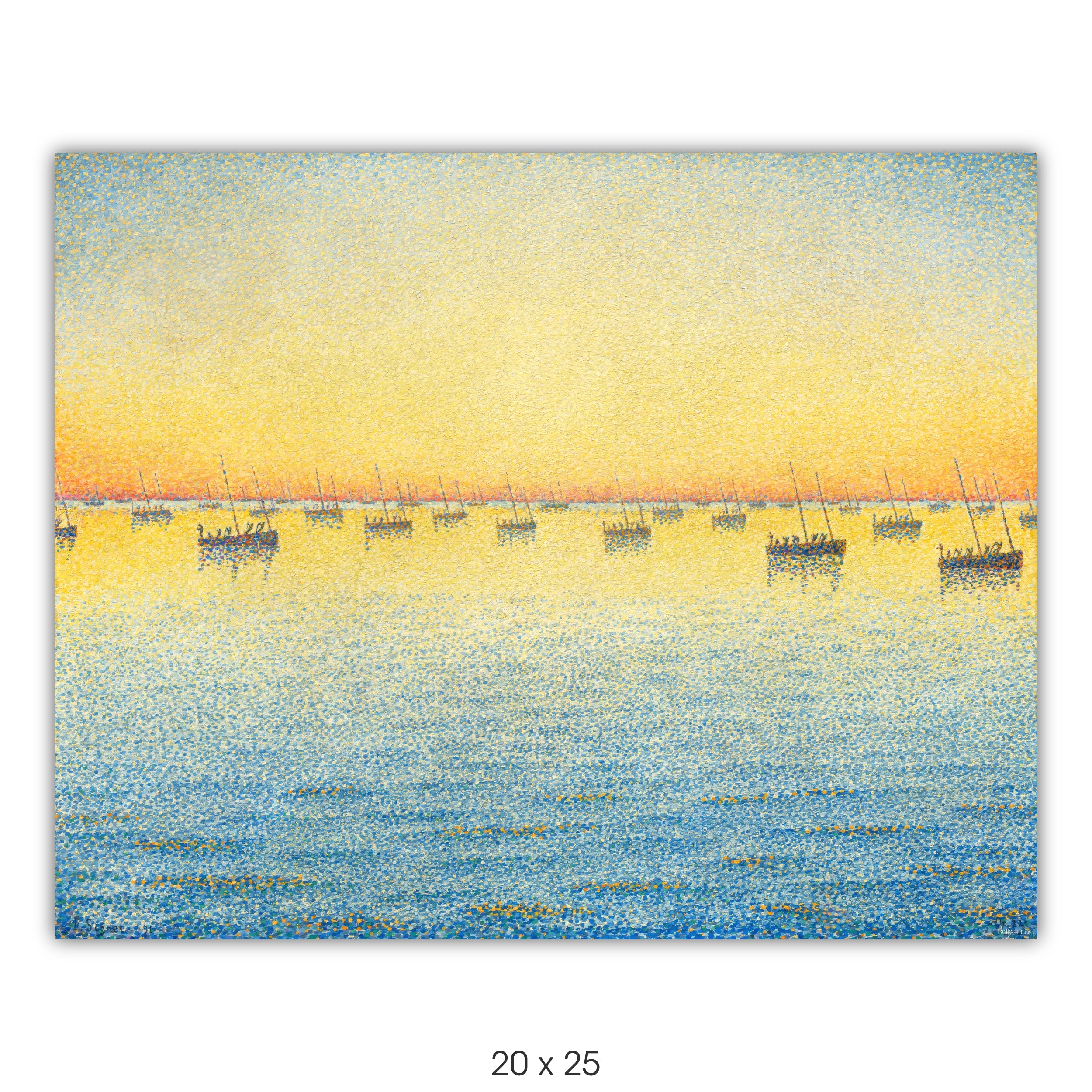Setting Sun by Paul Signac
