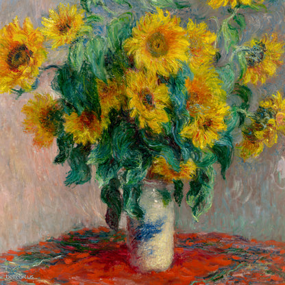 Bouquet of Sunflowers by Claude Monet