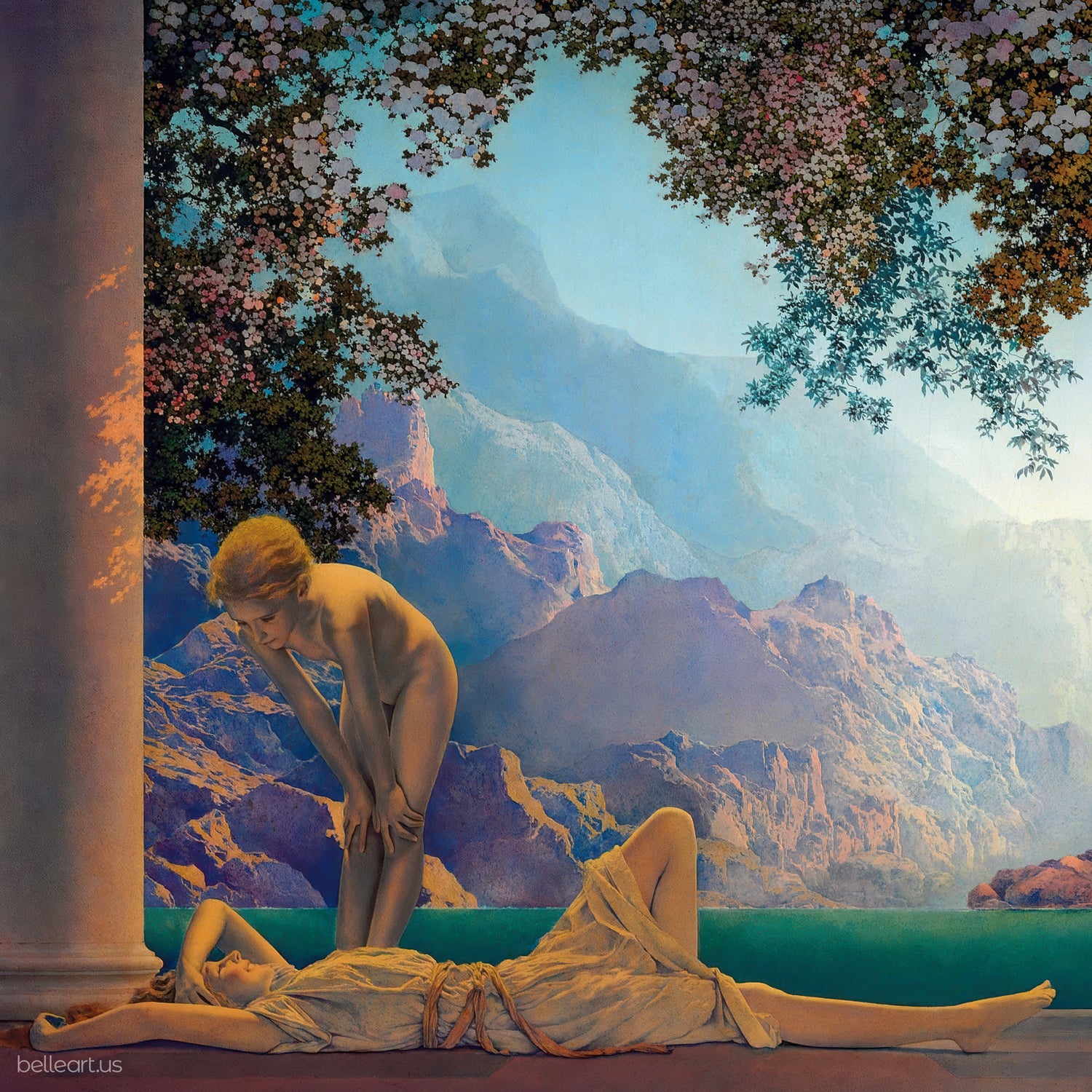 Daybreak by Maxfield Parrish