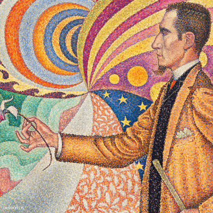 Portrait of Félix Fénéon by Paul Signac