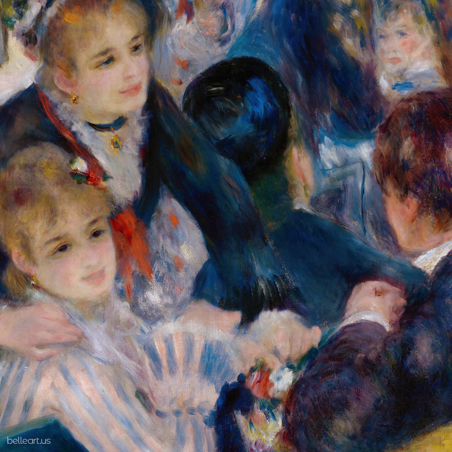 Dance at Le Moulin de la Galette Renoir panel print