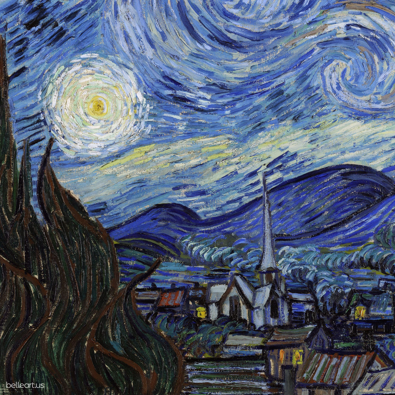 The Starry Night by Vincent van Gogh