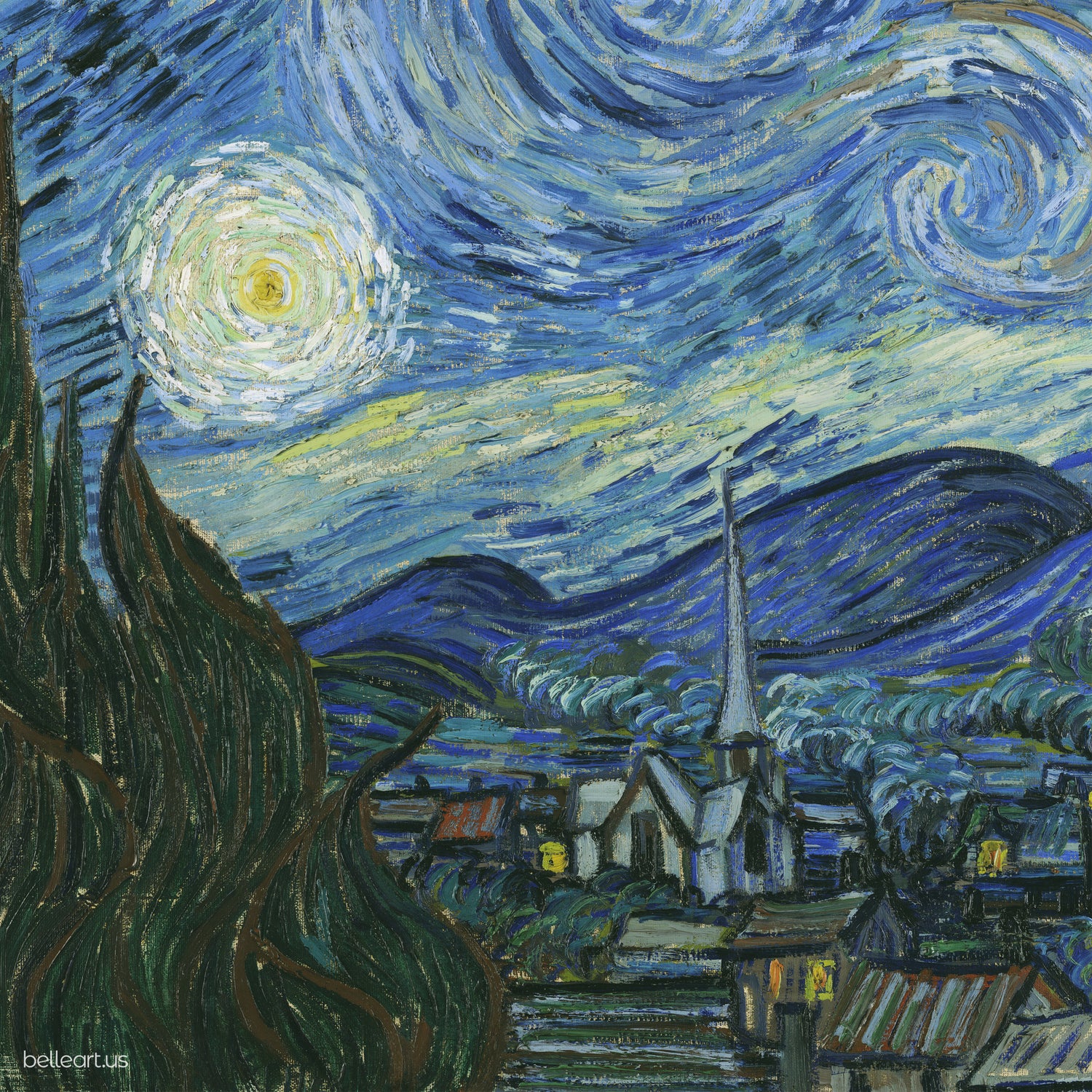 The Starry Night by Vincent van Gogh