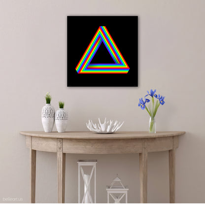 Rainbow Penrose Triangle