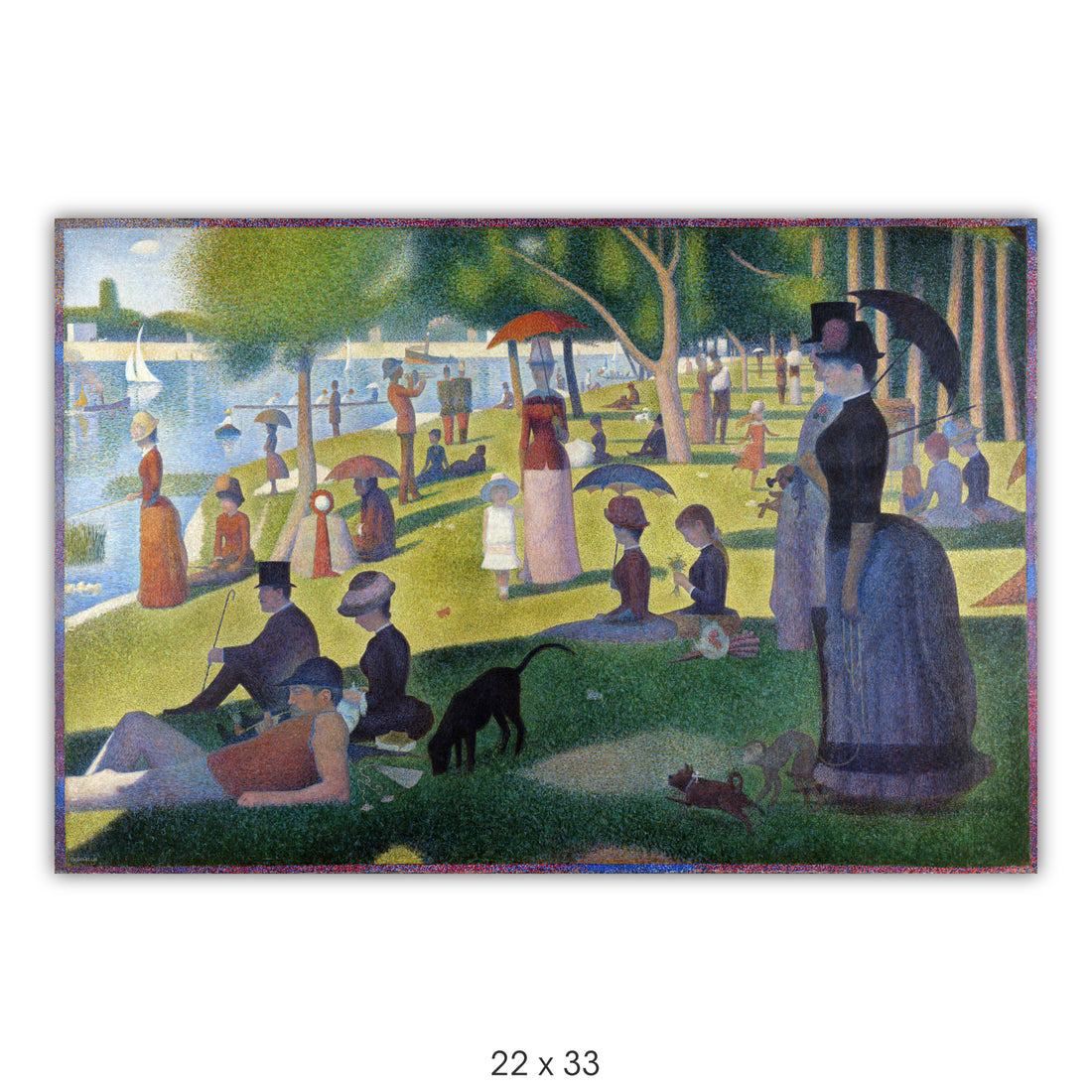 A Sunday Afternoon on the Island of La Grande Jatte by Georges Seurat