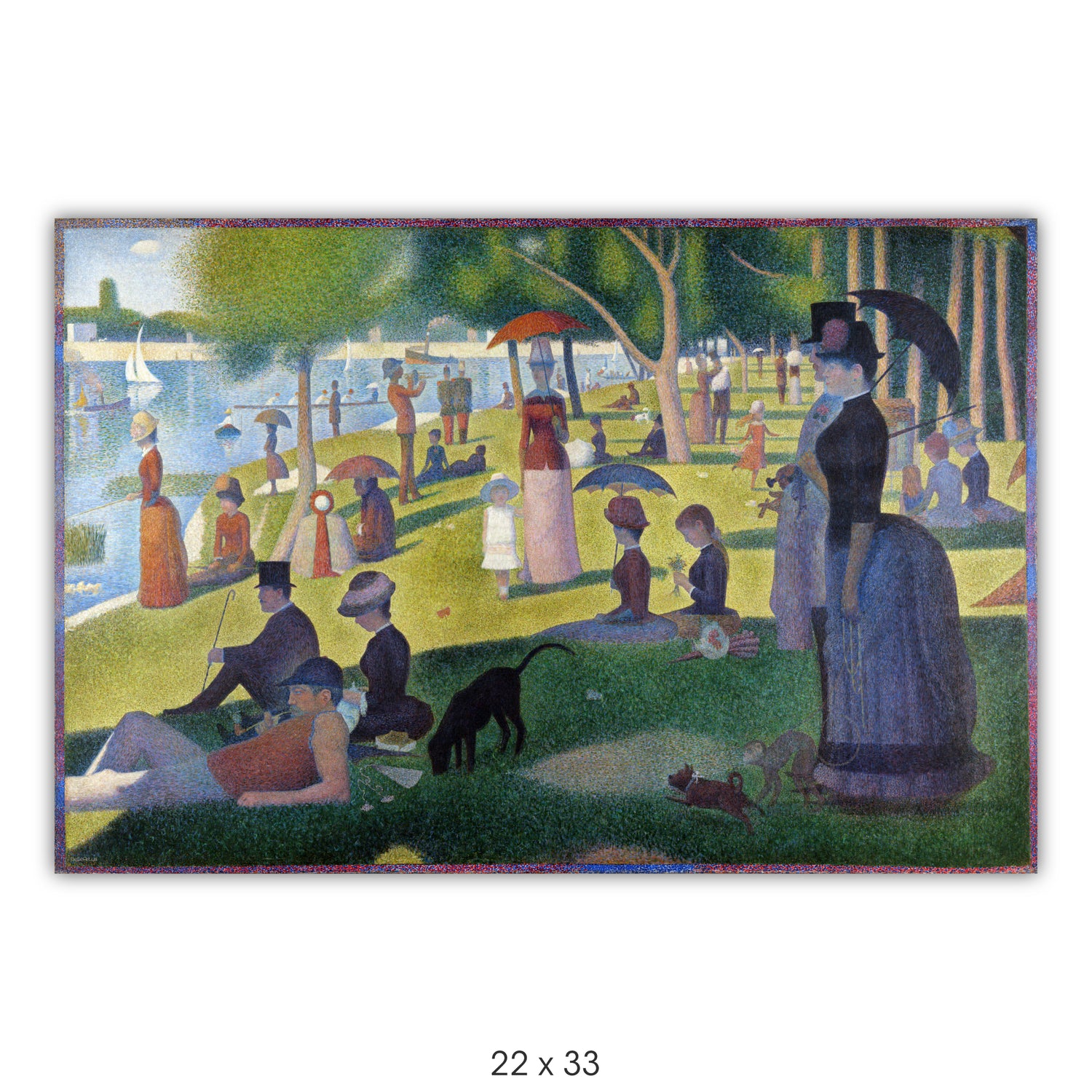 A Sunday Afternoon on the Island of La Grande Jatte by Georges Seurat