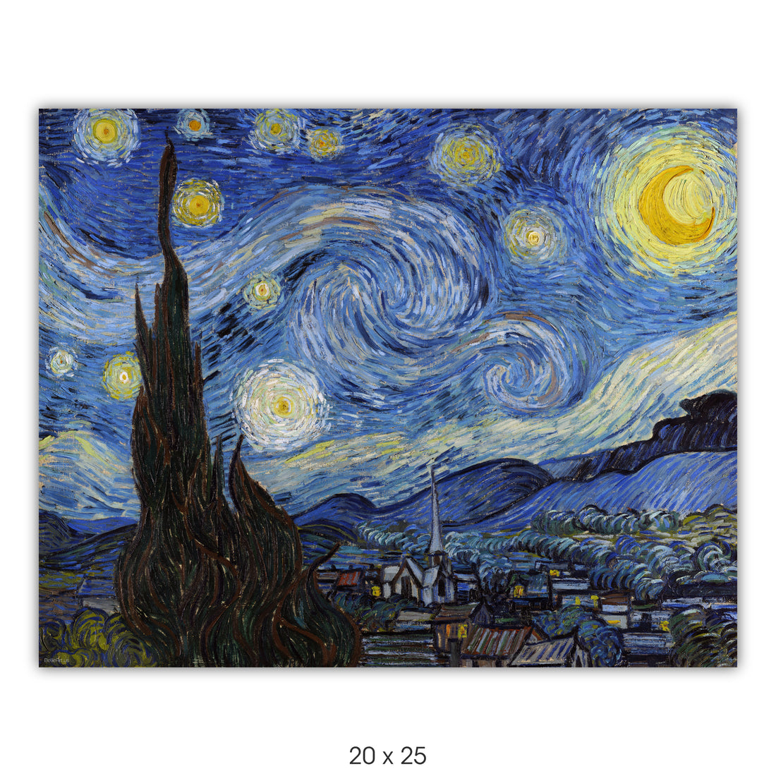 The Starry Night by Vincent van Gogh