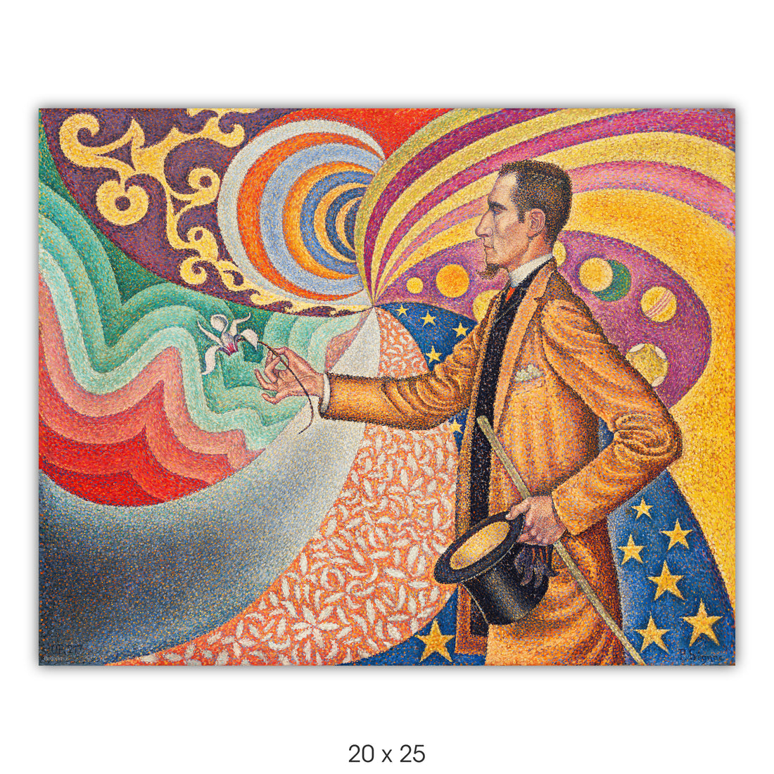 Portrait of Félix Fénéon by Paul Signac