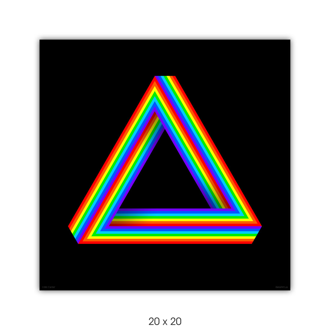 Rainbow Penrose Triangle