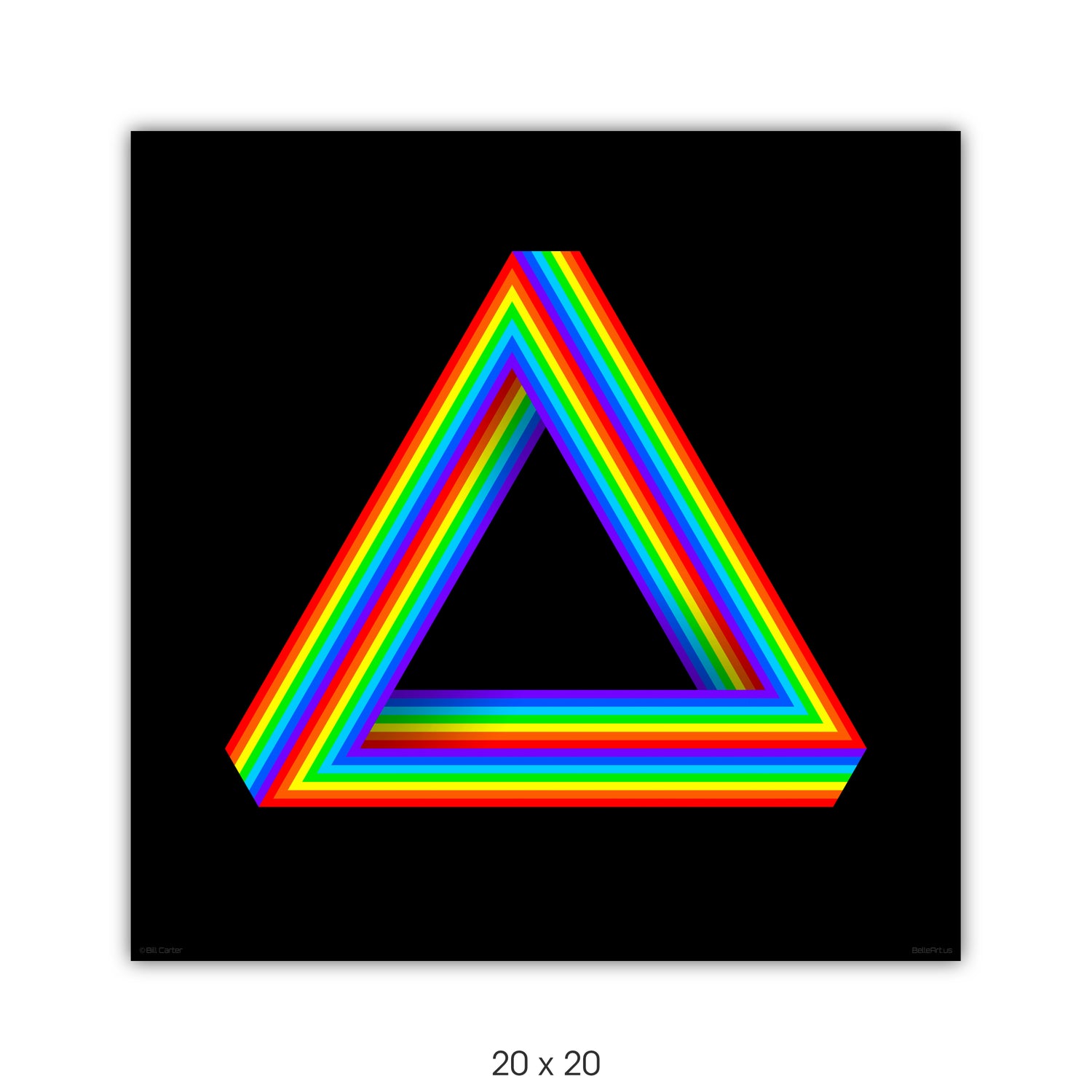 Rainbow Penrose Triangle