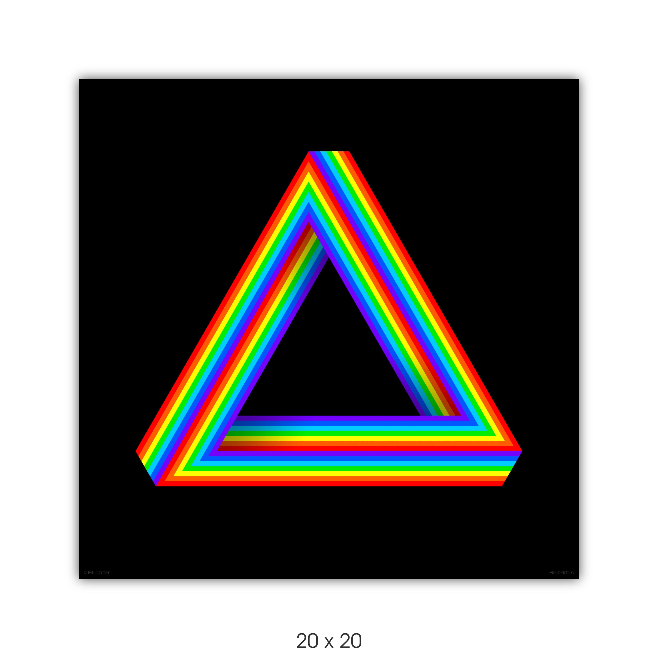 Rainbow Penrose Triangle