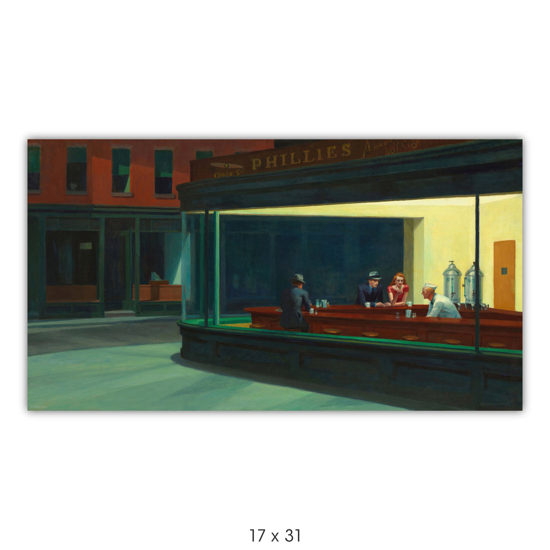 Nighthawks by Edward Hopper