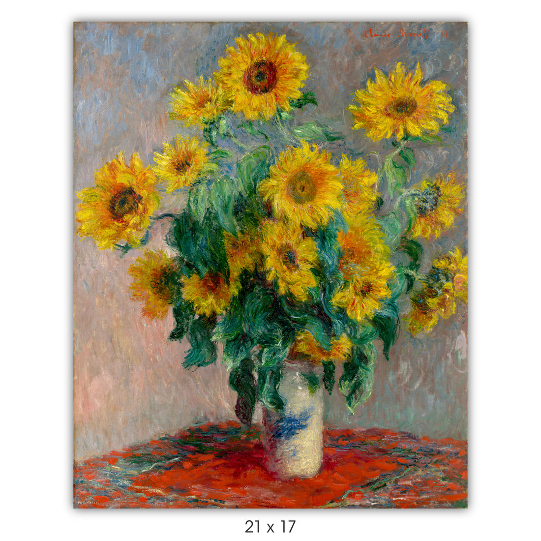 Bouquet of Sunflowers by Claude Monet