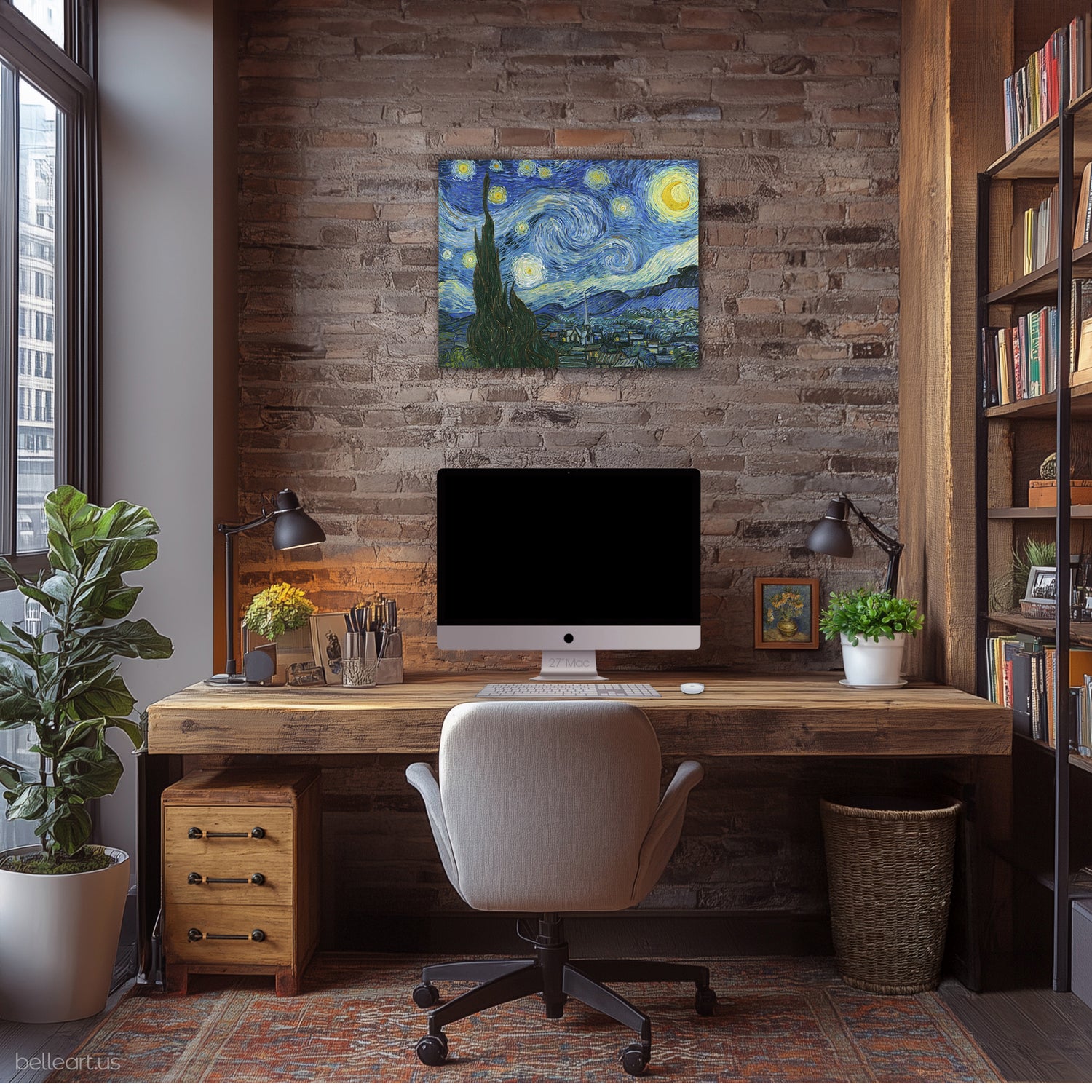 The Starry Night by Vincent van Gogh