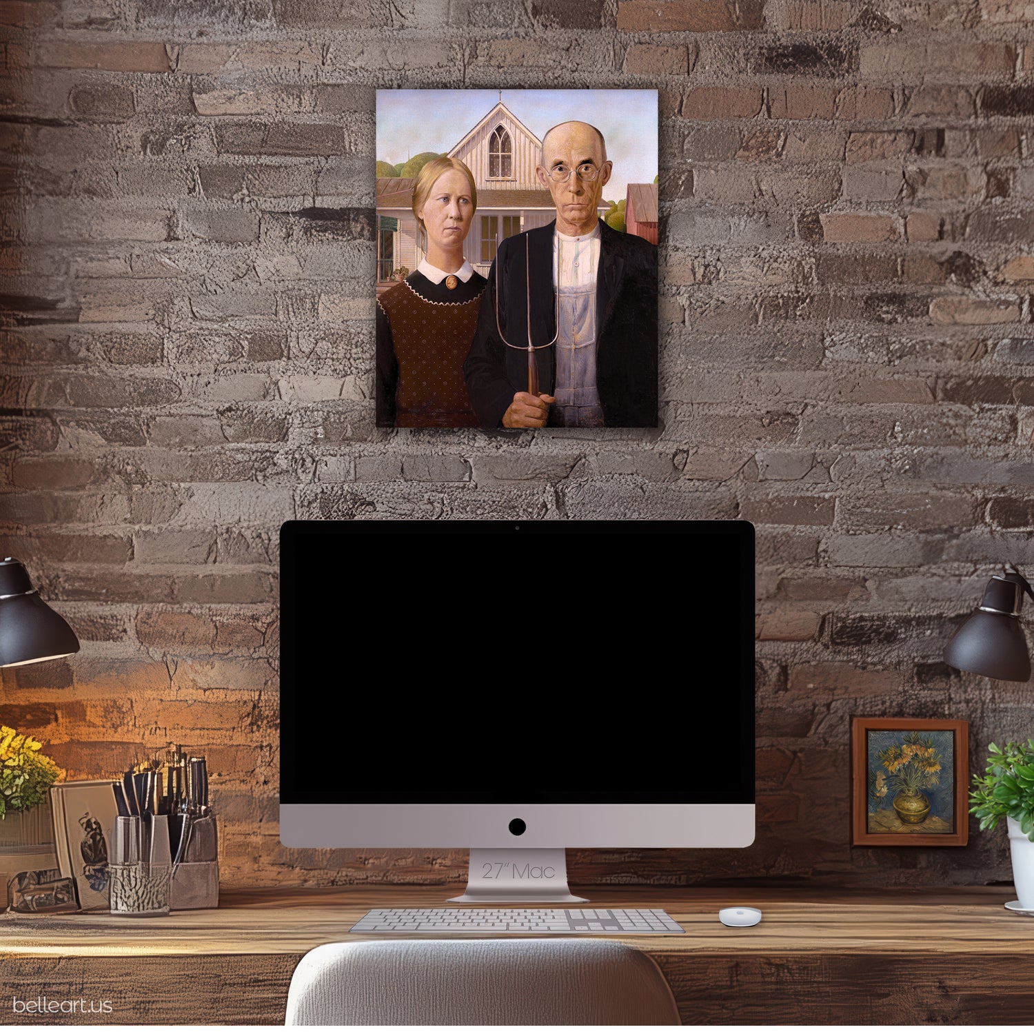 American Gothic by Grant Wood