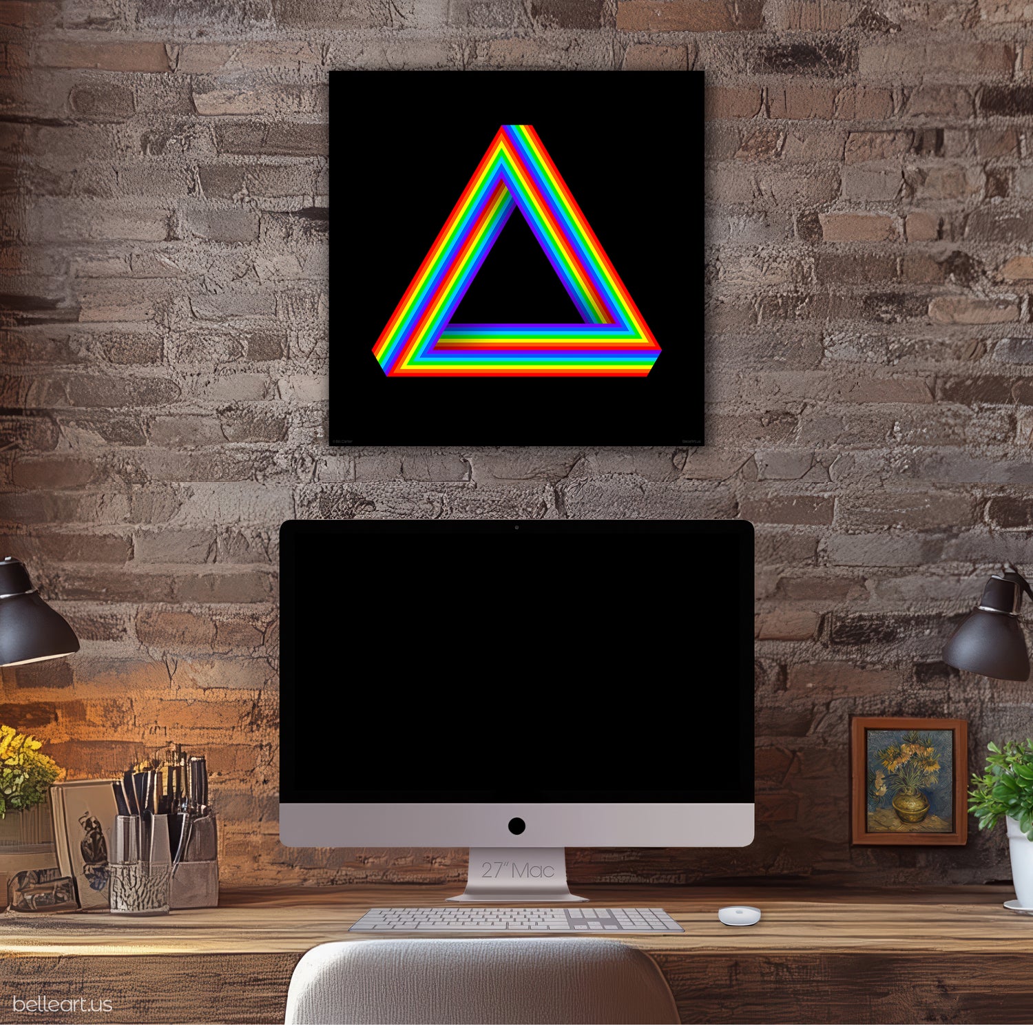 Rainbow Penrose Triangle